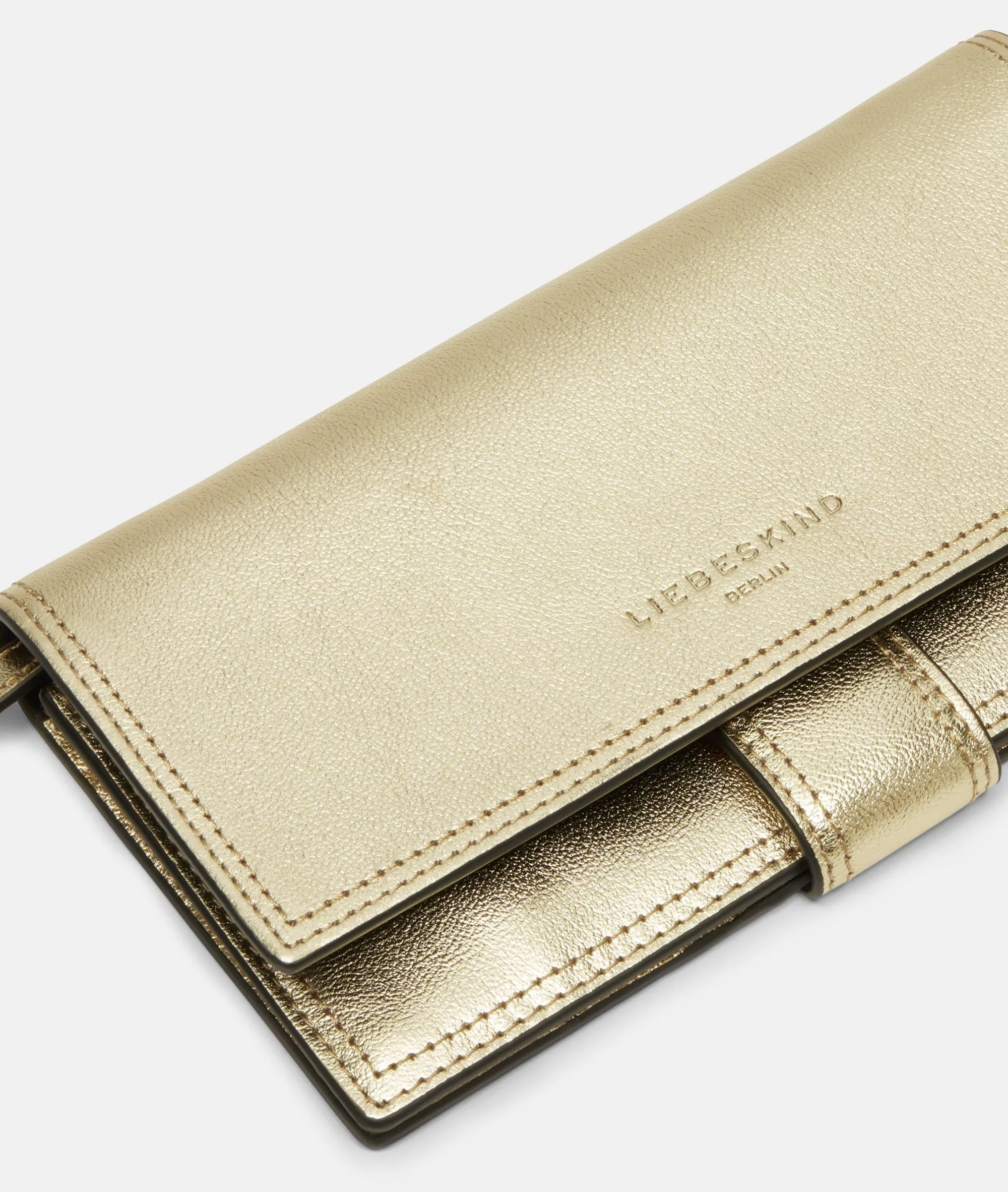 Sale LIEBESKIND BERLIN Lisa Metallic Geldbörse gold