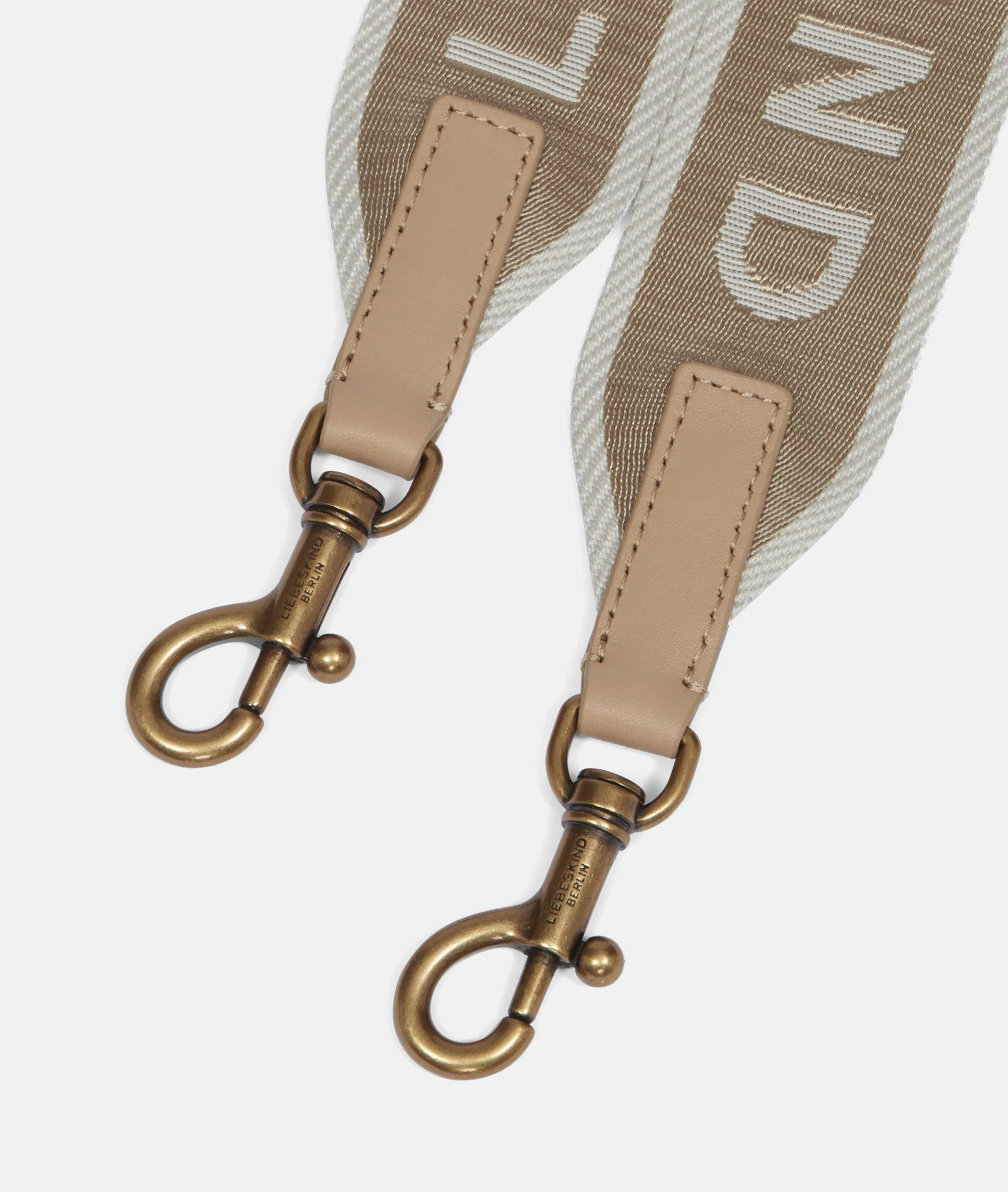 Clearance LIEBESKIND BERLIN Logo Webbing Strap sandstein