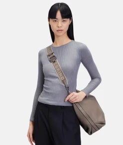 Online LIEBESKIND BERLIN  Logo Webbing Strap hellbraun