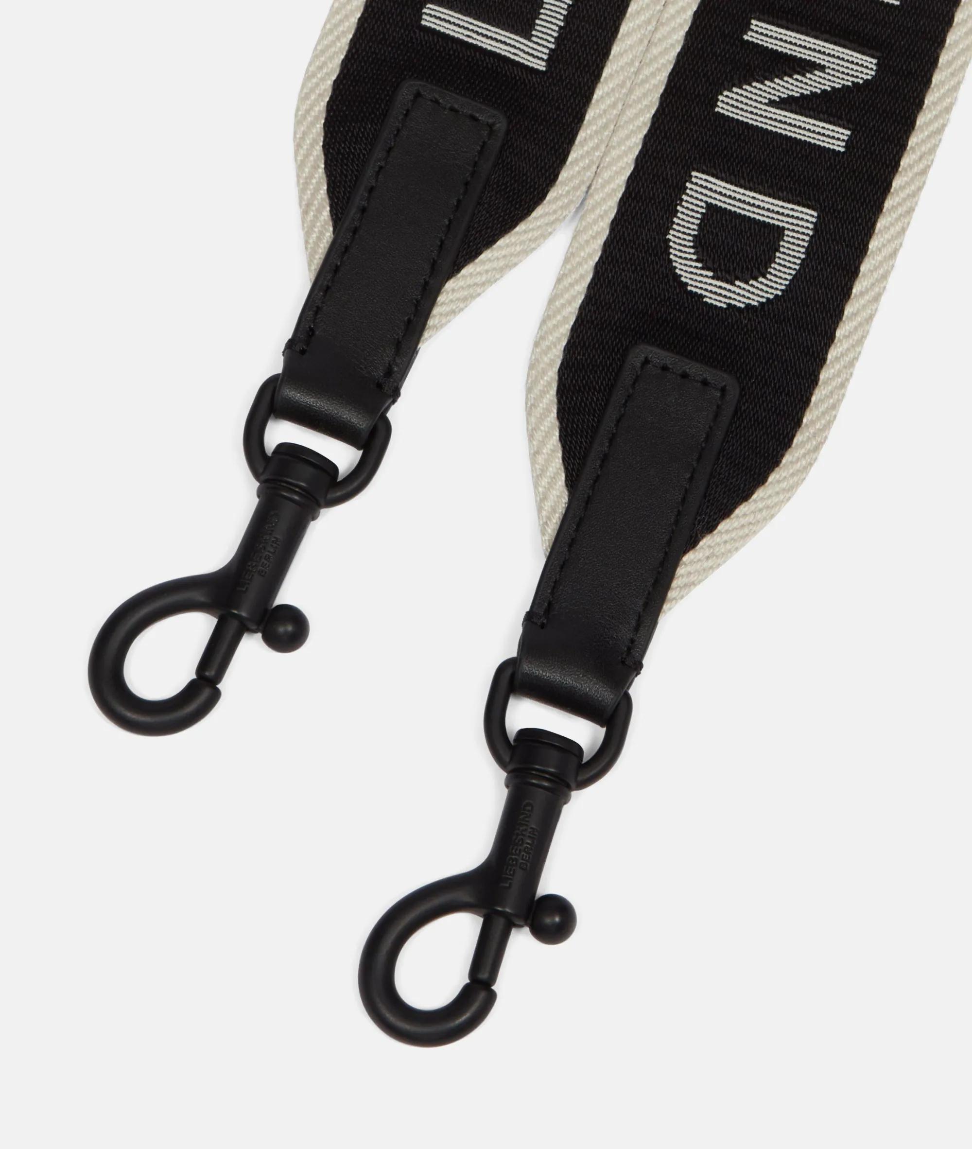 Outlet LIEBESKIND BERLIN Logo Webbing Strap schwarz