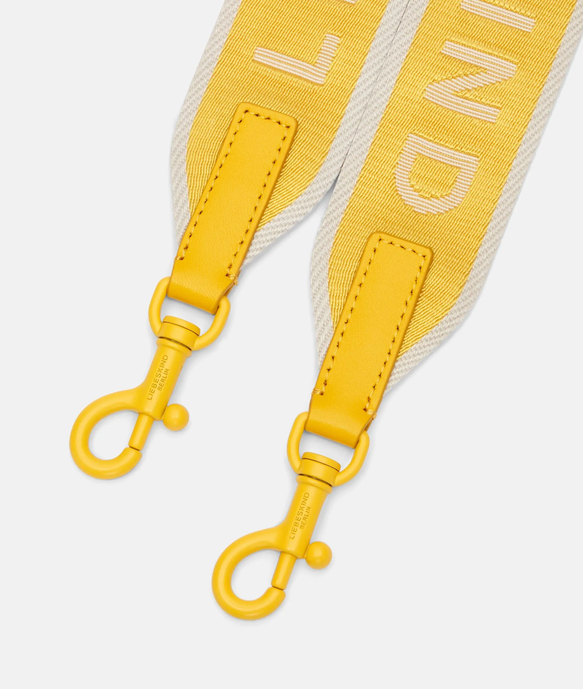 LIEBESKIND BERLIN Logo Webbing Strap zitrone