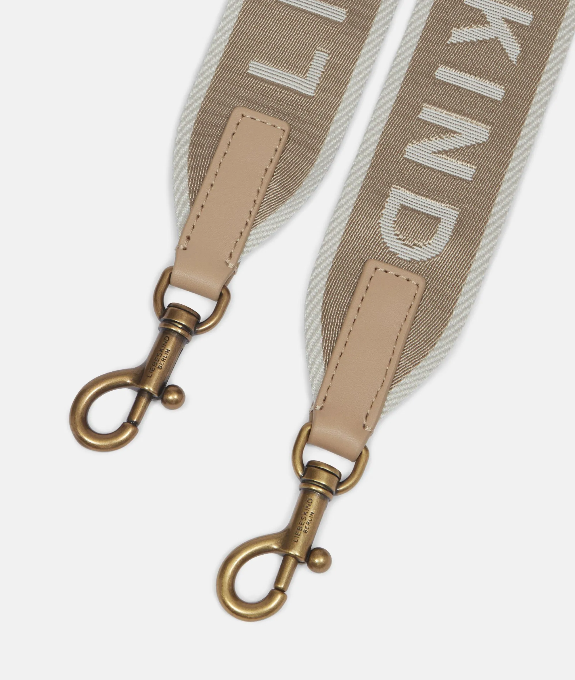 Clearance LIEBESKIND BERLIN Logo Webbing Strap sandstein