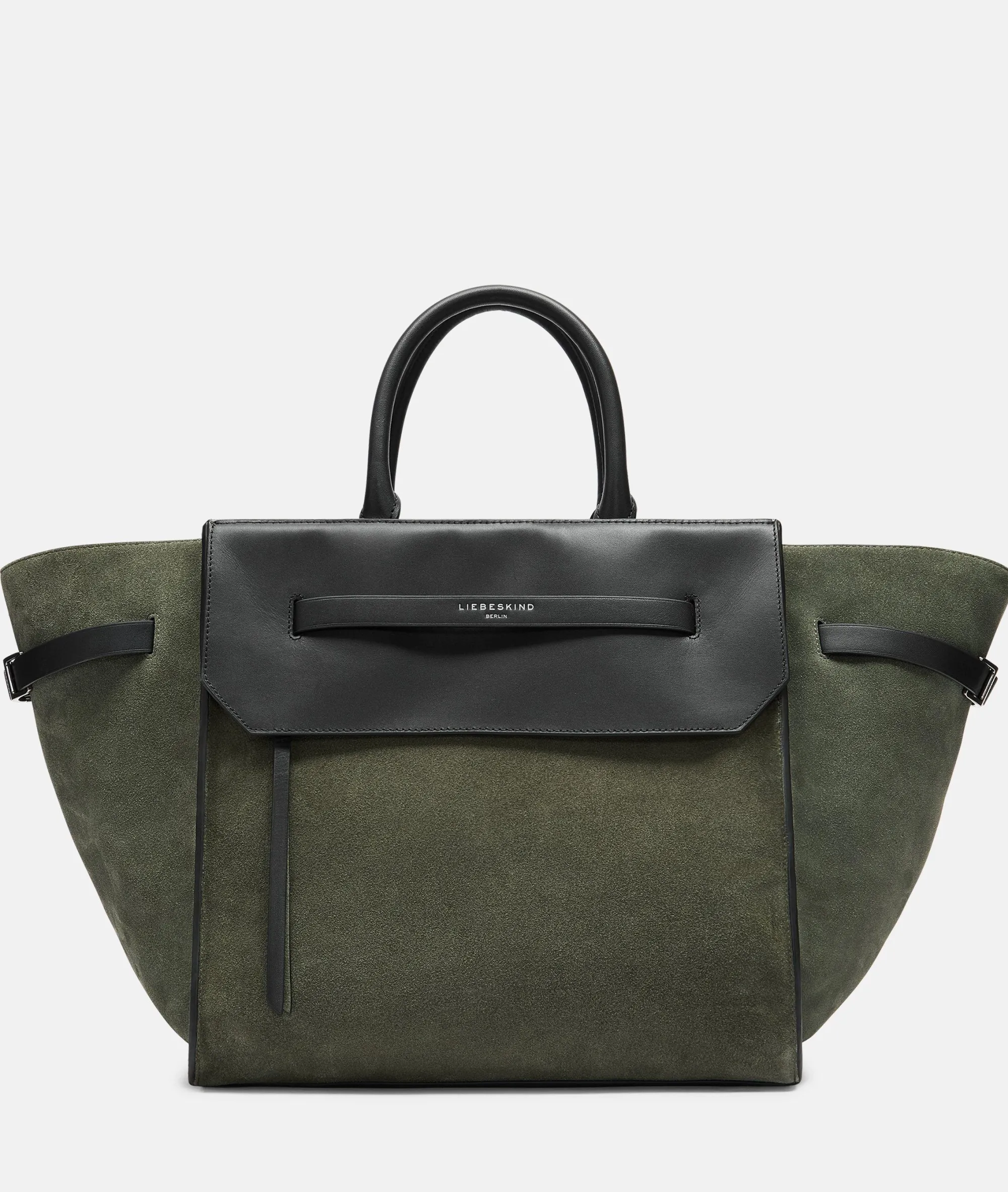 New LIEBESKIND BERLIN Lora Satchel L olivgrün