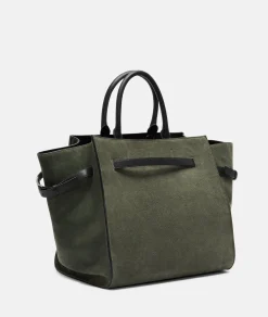 New LIEBESKIND BERLIN Lora Satchel L olivgrün