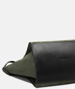 New LIEBESKIND BERLIN Lora Satchel L olivgrün