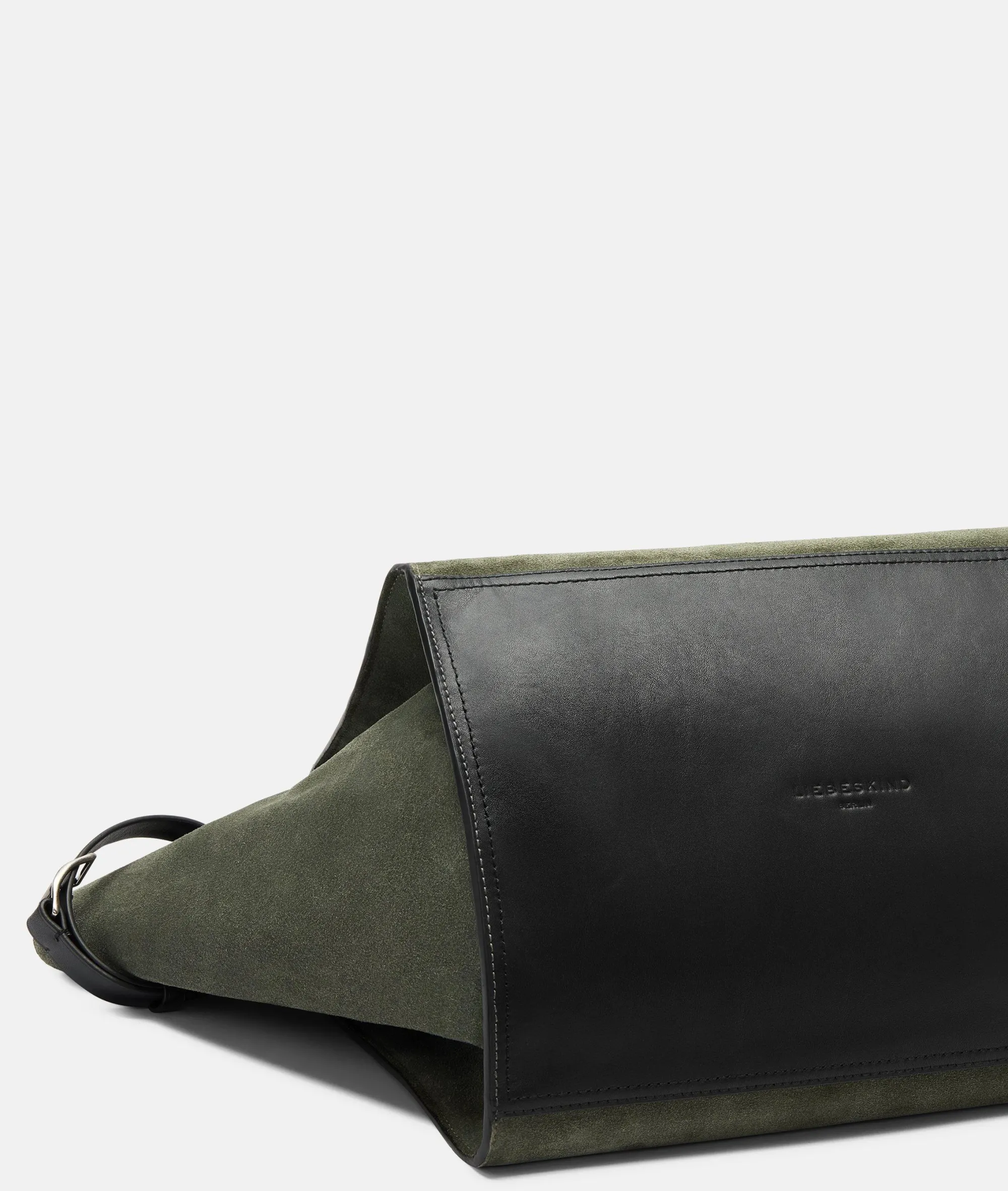 New LIEBESKIND BERLIN Lora Satchel L olivgrün