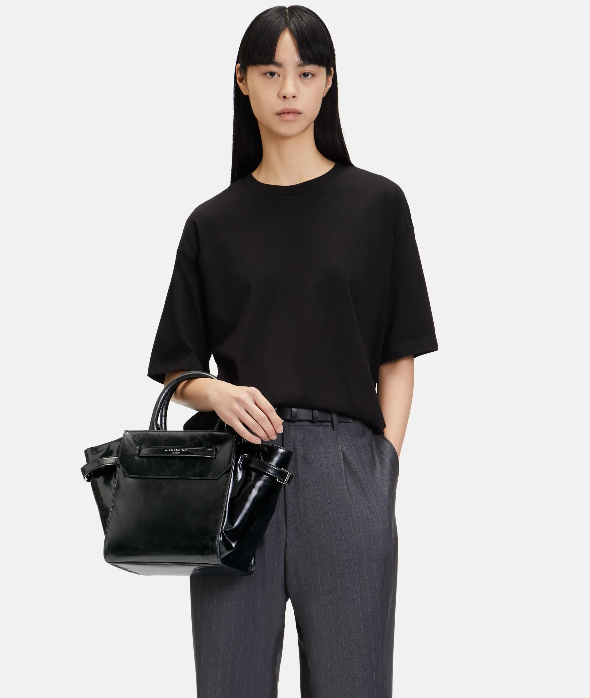 Clearance LIEBESKIND BERLIN Lora Satchel M schwarz