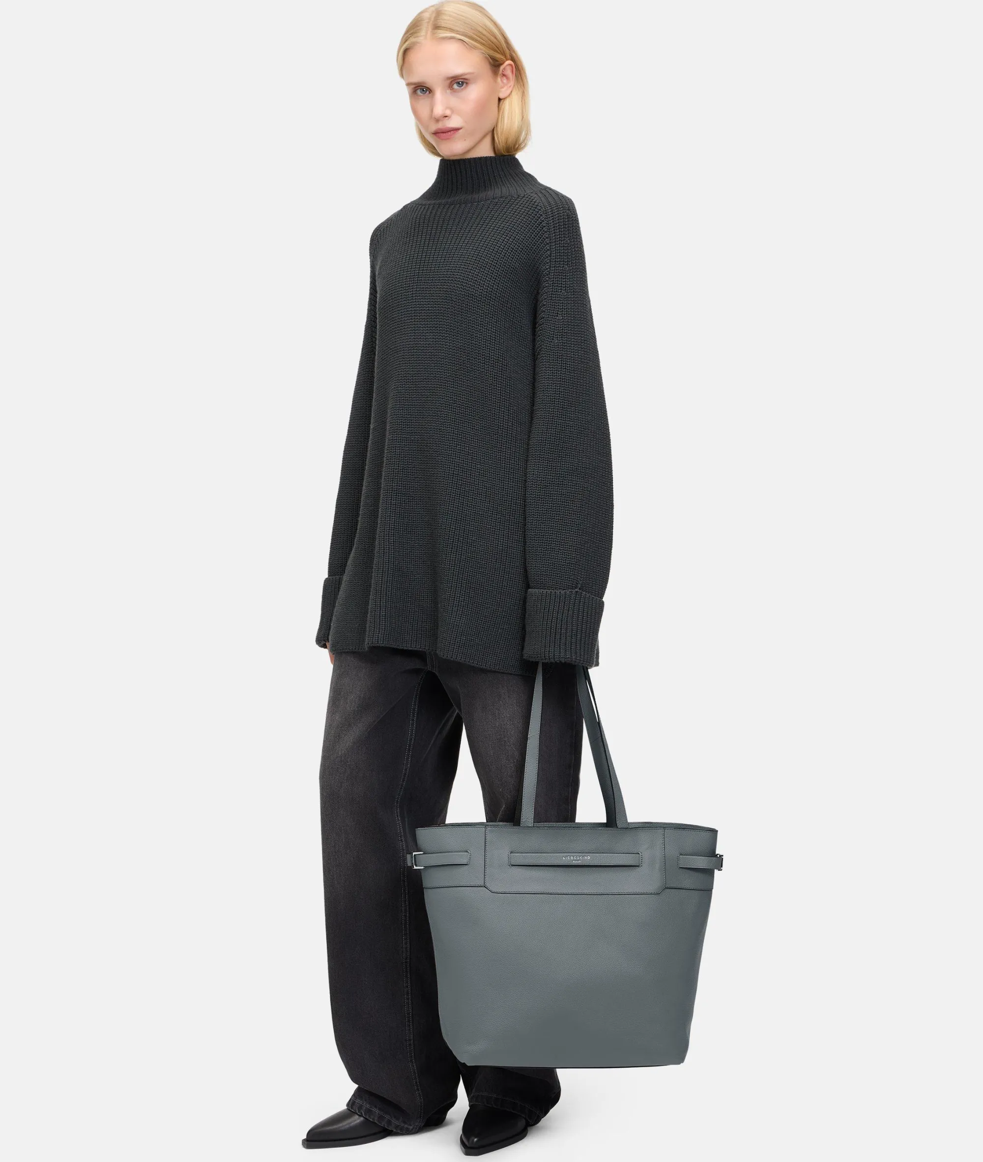 New LIEBESKIND BERLIN Lora Tote L grau