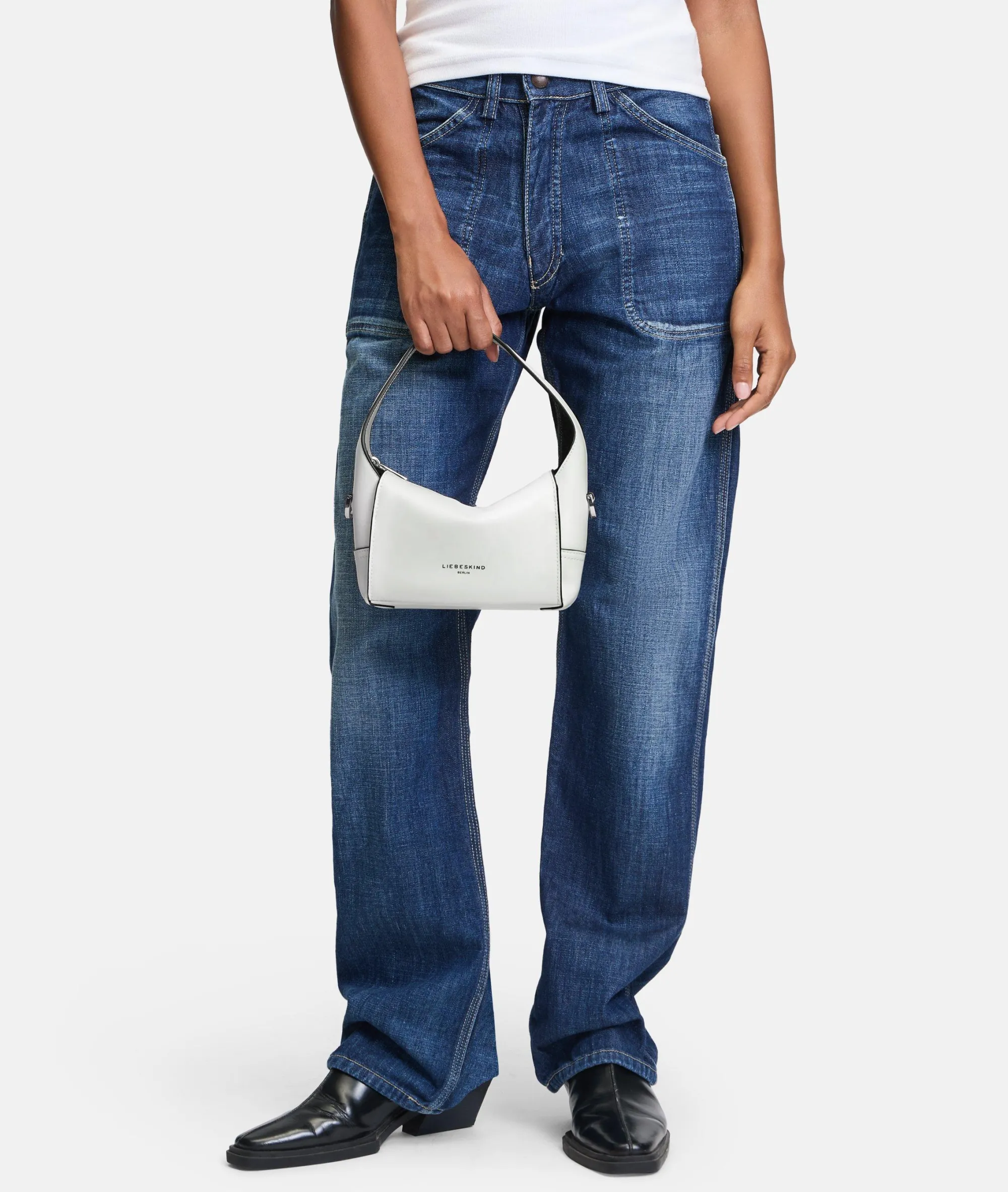 New LIEBESKIND BERLIN Lou Hobo XS weiß