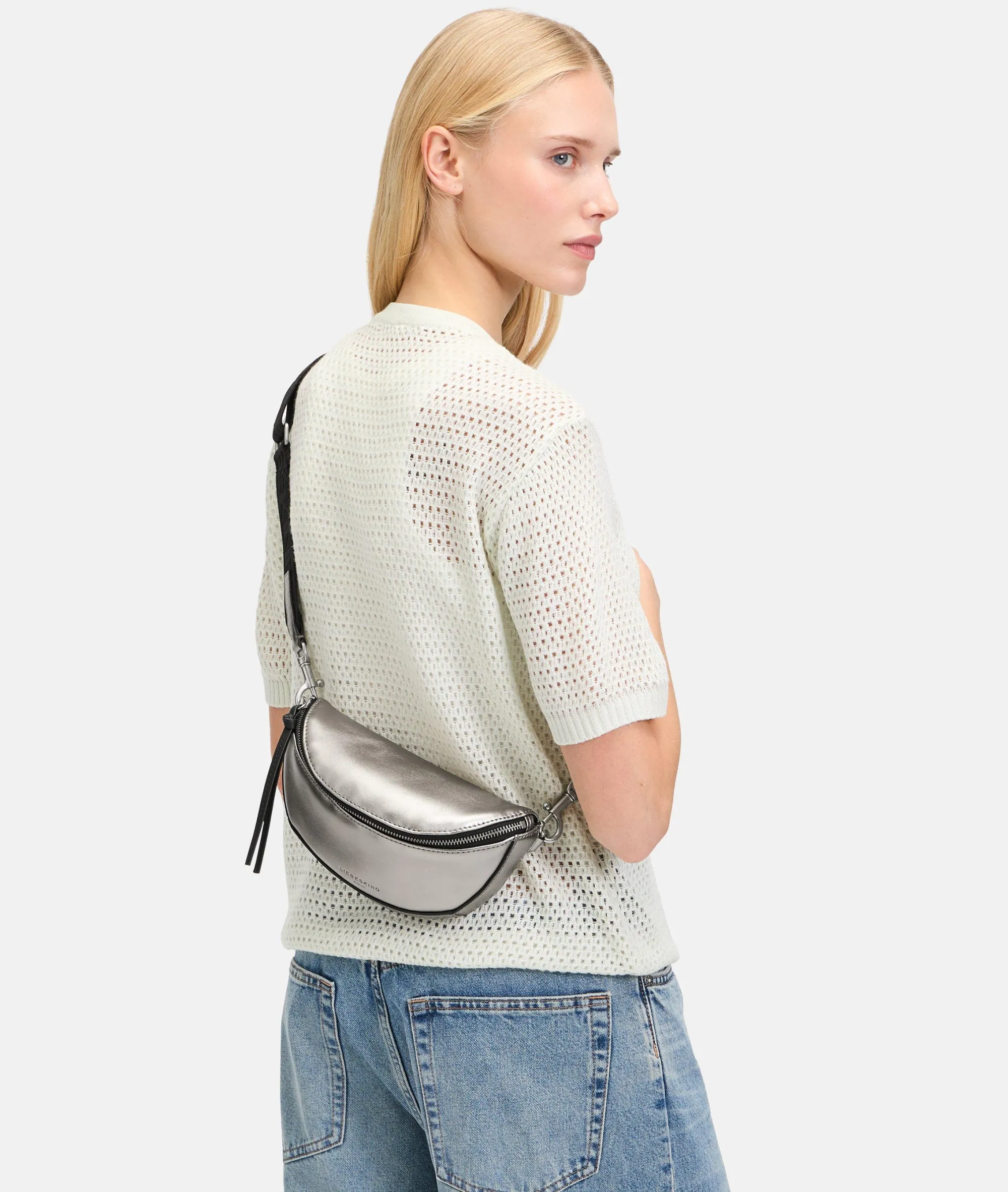 Sale LIEBESKIND BERLIN Metallic Belt-Bag M silber