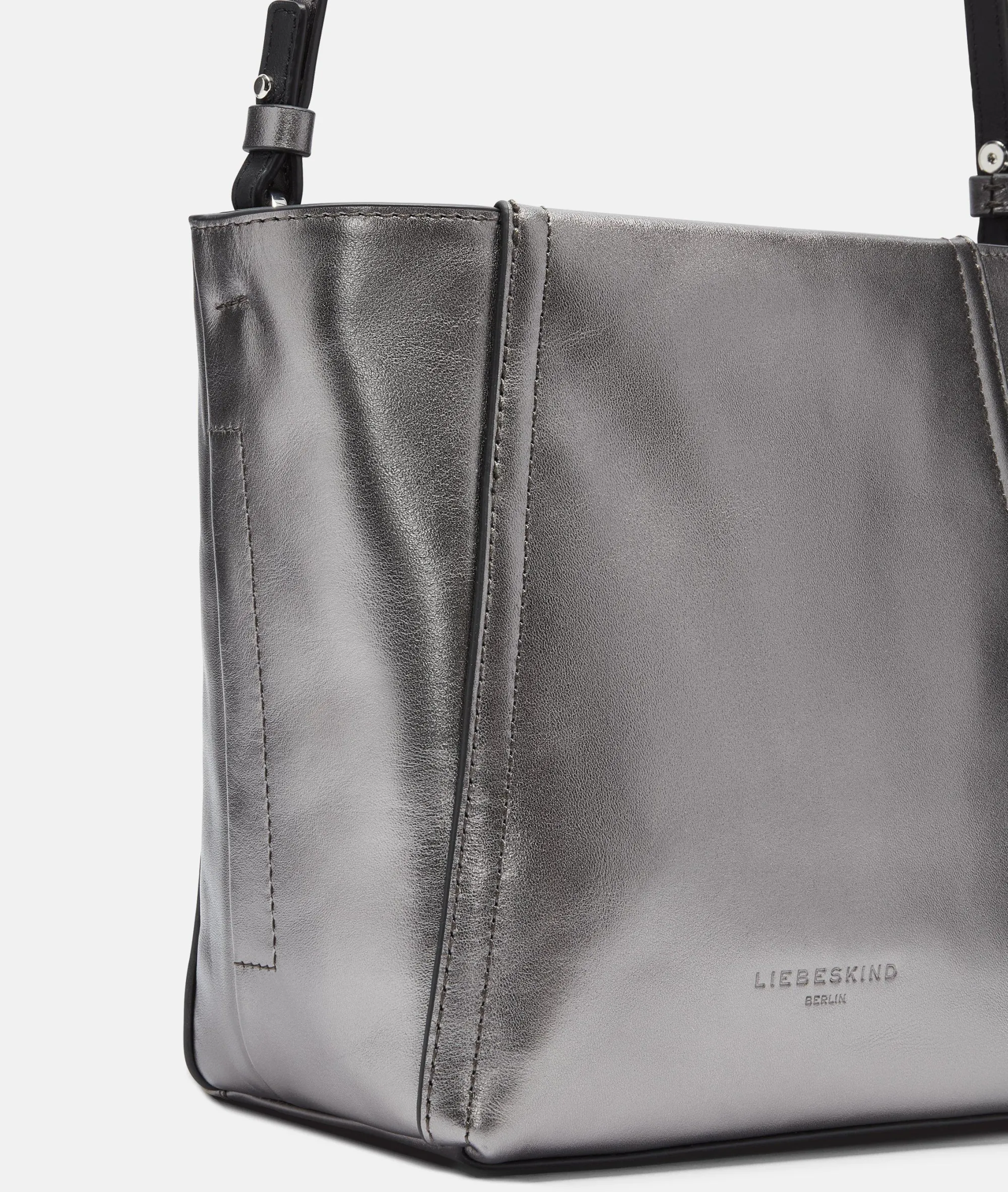 Discount LIEBESKIND BERLIN Metallic Chudy Hobo S silber