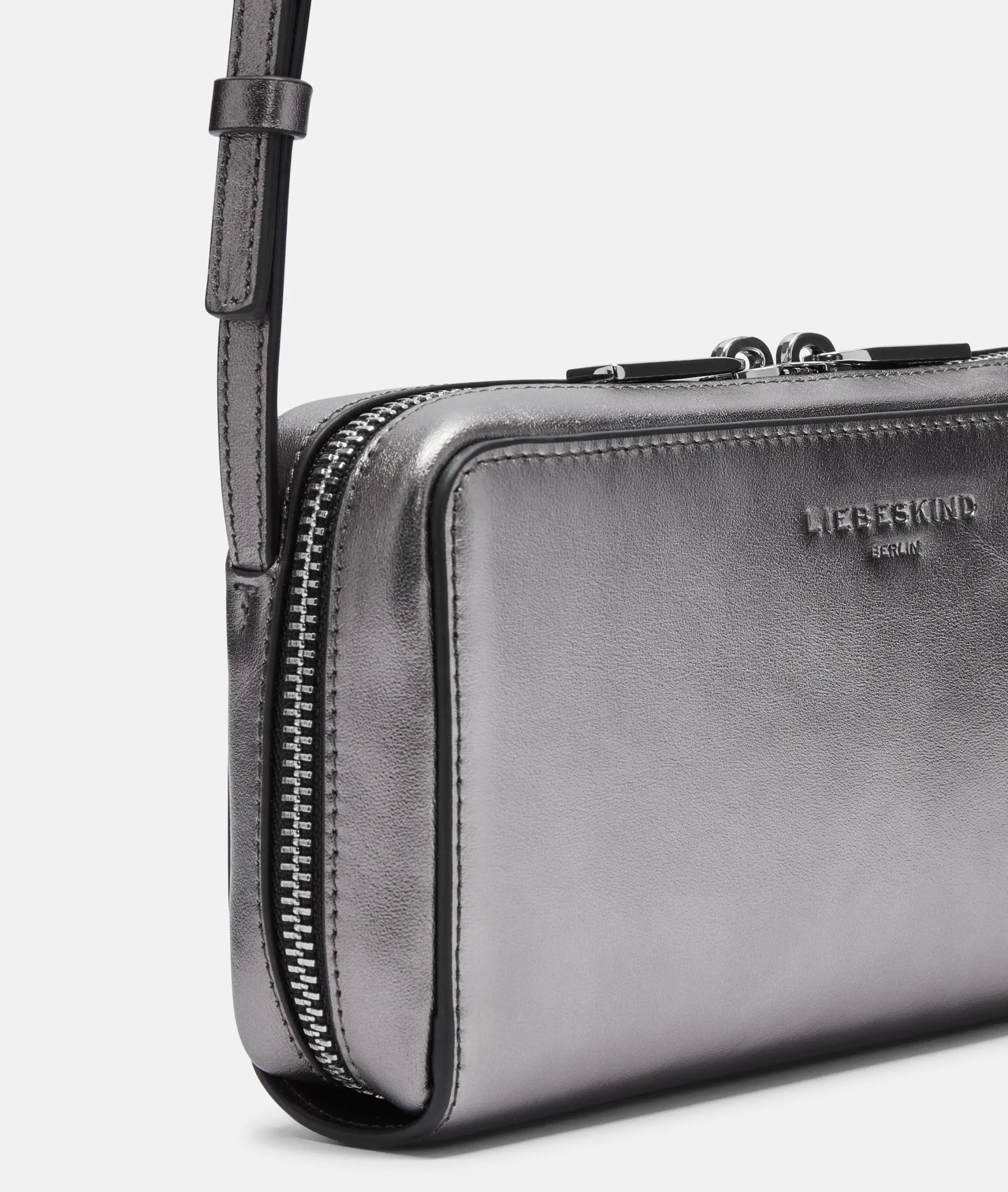 Sale LIEBESKIND BERLIN Metallic Crossbody XS silber