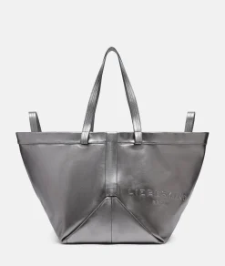 LIEBESKIND BERLIN Metallic Elvira Shopper L silber