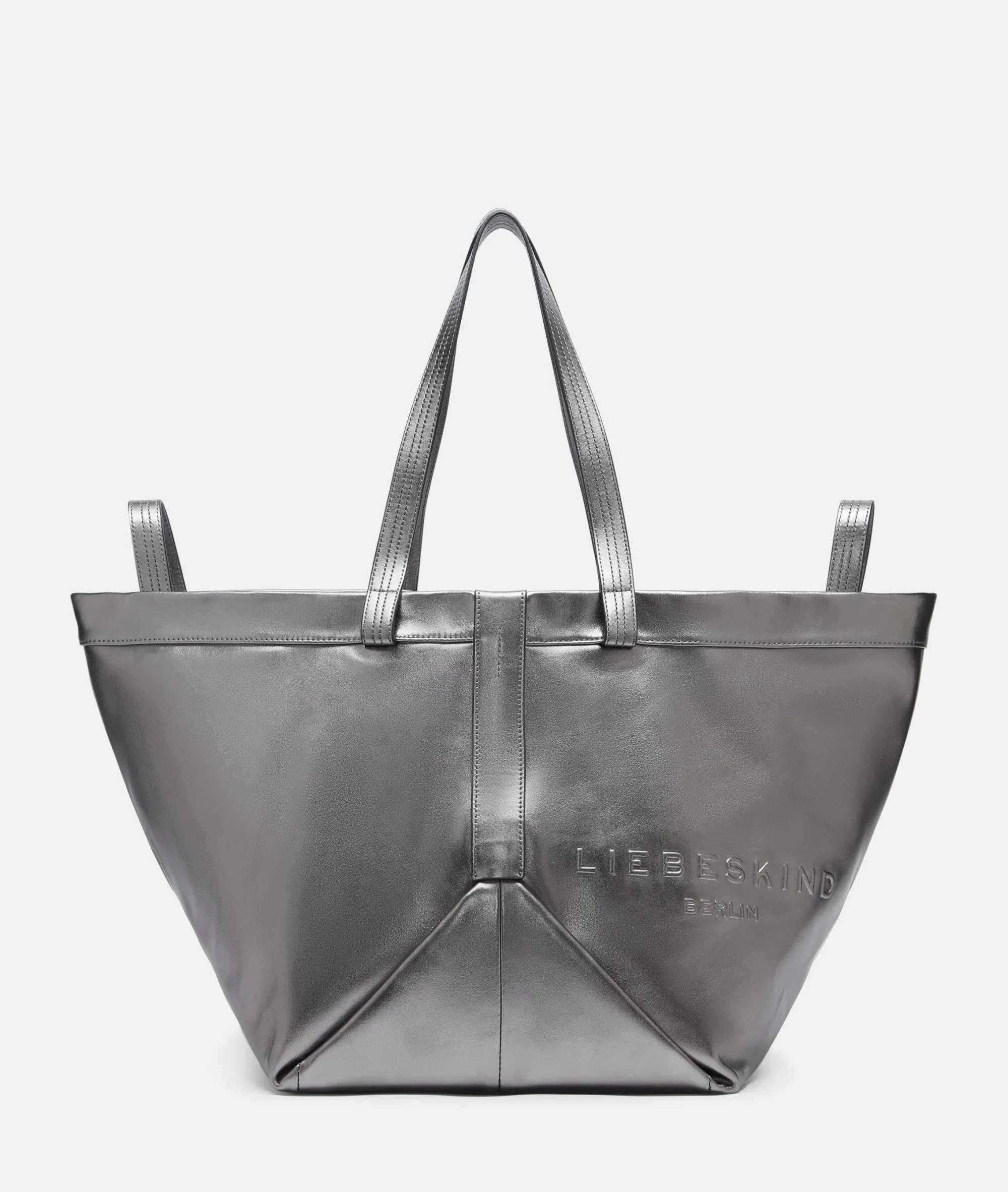 LIEBESKIND BERLIN Metallic Elvira Shopper L silber