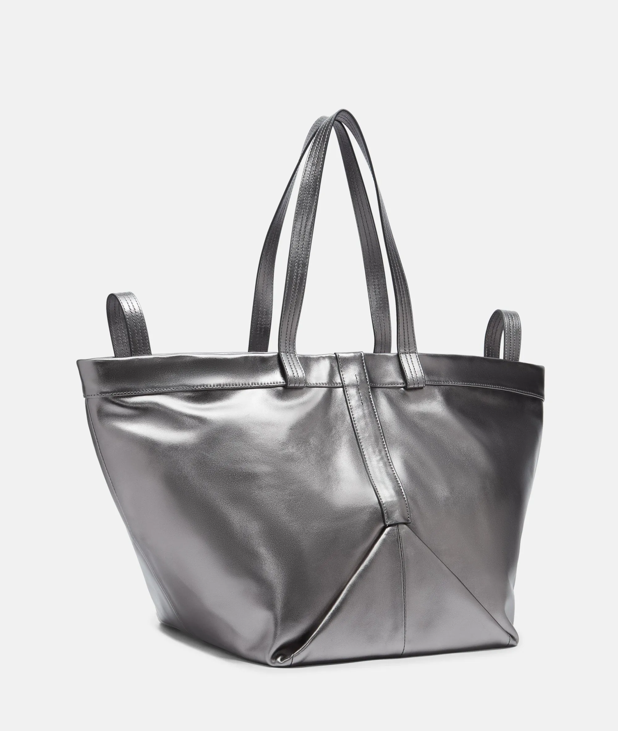 LIEBESKIND BERLIN Metallic Elvira Shopper L silber