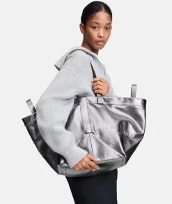 LIEBESKIND BERLIN Metallic Elvira Shopper L silber