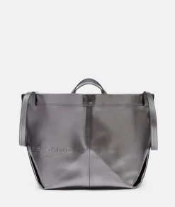 LIEBESKIND BERLIN Metallic Elvira Shopper L silber