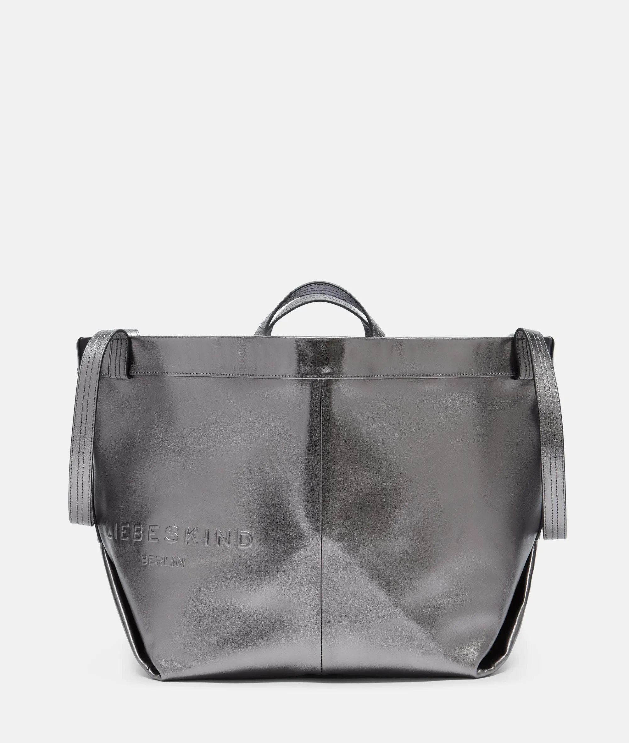 LIEBESKIND BERLIN Metallic Elvira Shopper L silber