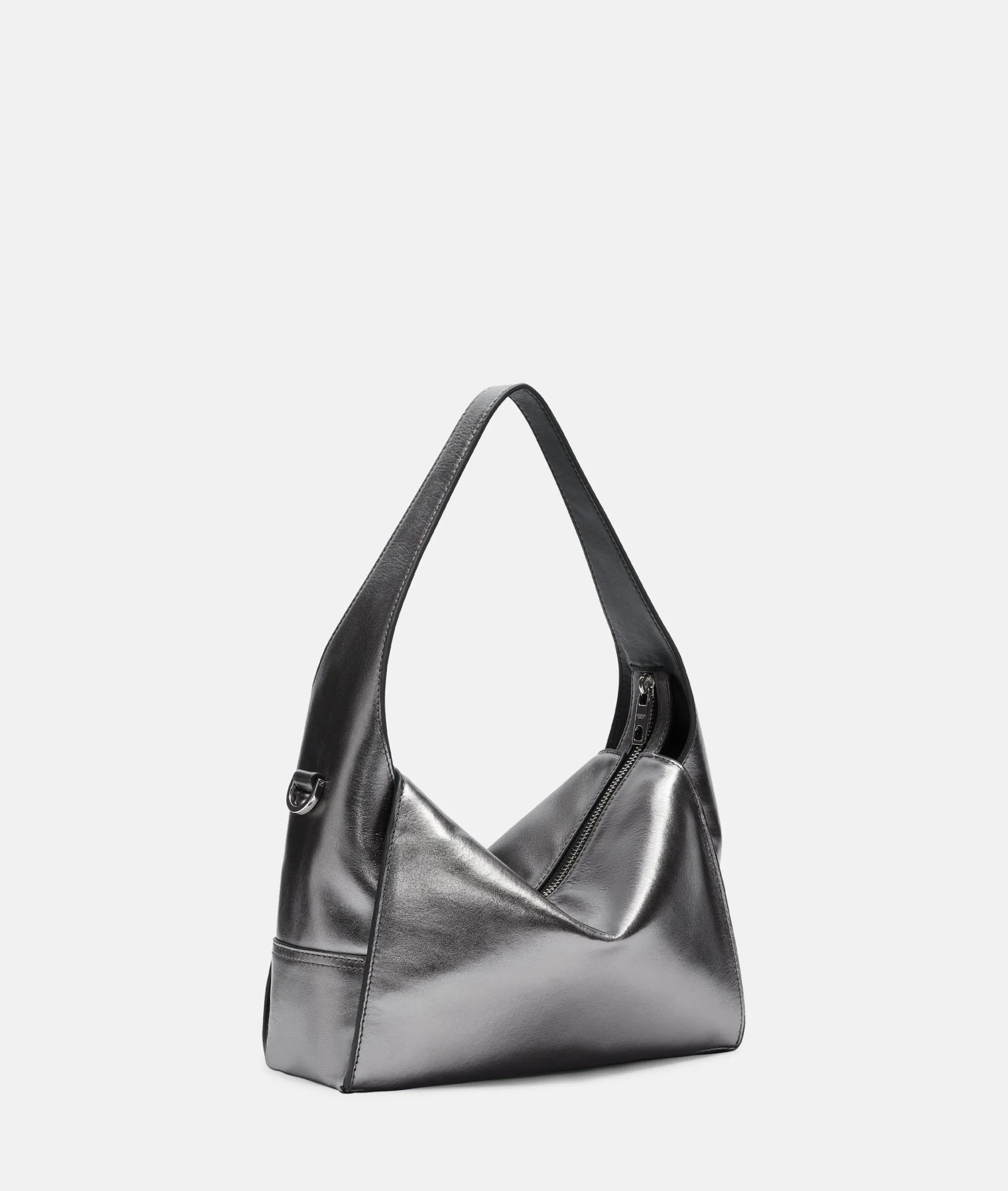 New LIEBESKIND BERLIN Metallic Lou Hobo S silber