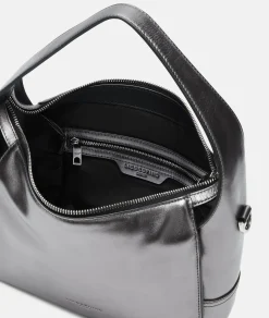 New LIEBESKIND BERLIN Metallic Lou Hobo S silber