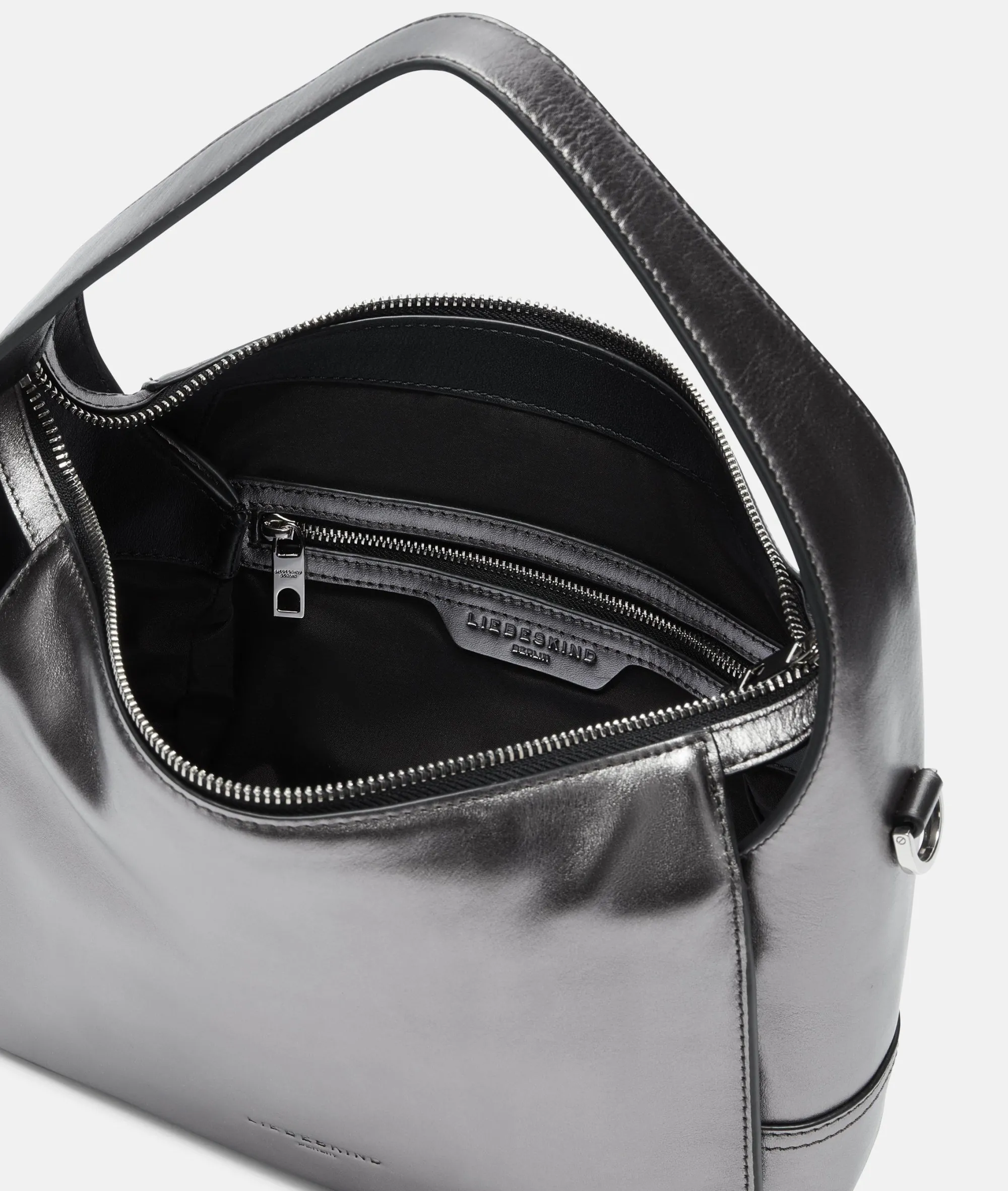 New LIEBESKIND BERLIN Metallic Lou Hobo S silber