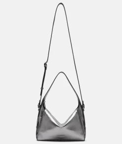 New LIEBESKIND BERLIN Metallic Lou Hobo S silber