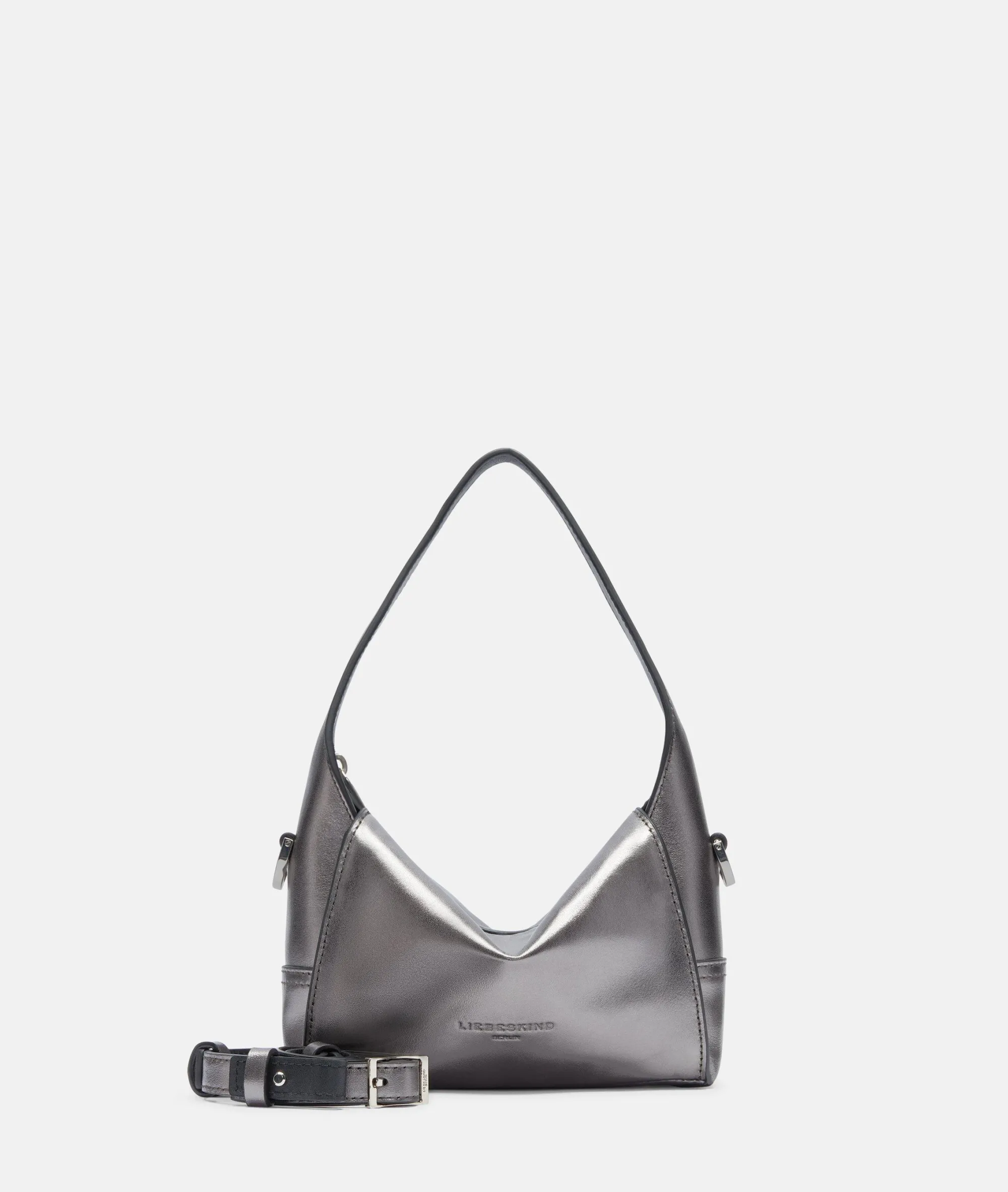 Hot LIEBESKIND BERLIN Metallic Lou Hobo XS silber