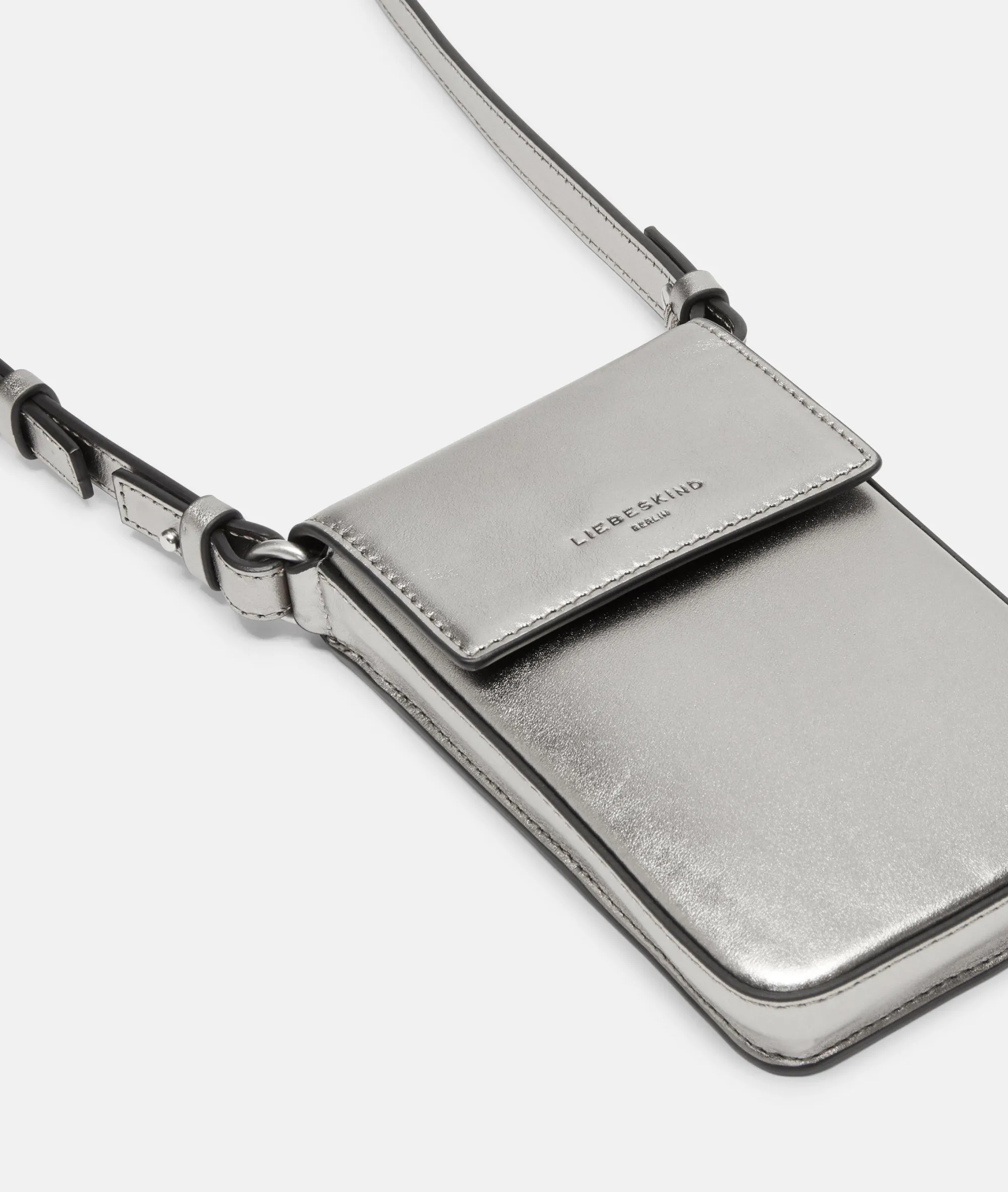 Discount LIEBESKIND BERLIN Metallic Mobile Pouch silber