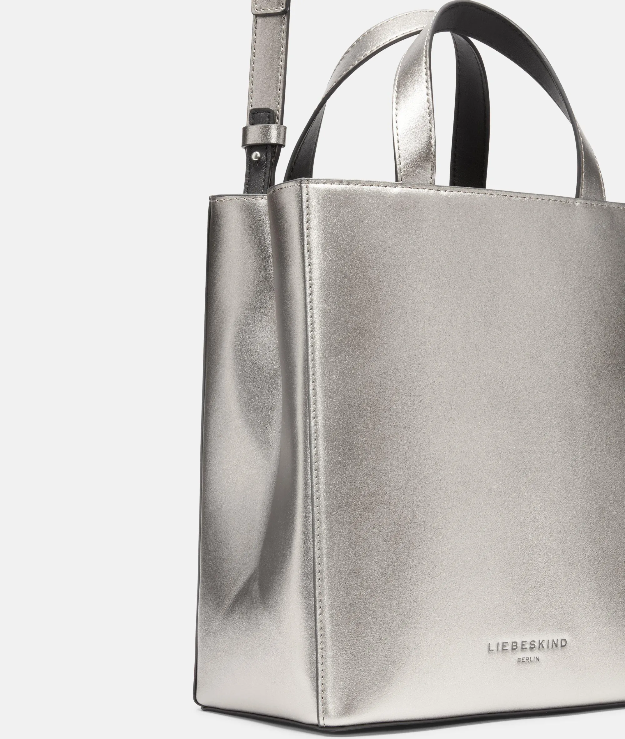 Hot LIEBESKIND BERLIN Metallic Paper Bag S silber