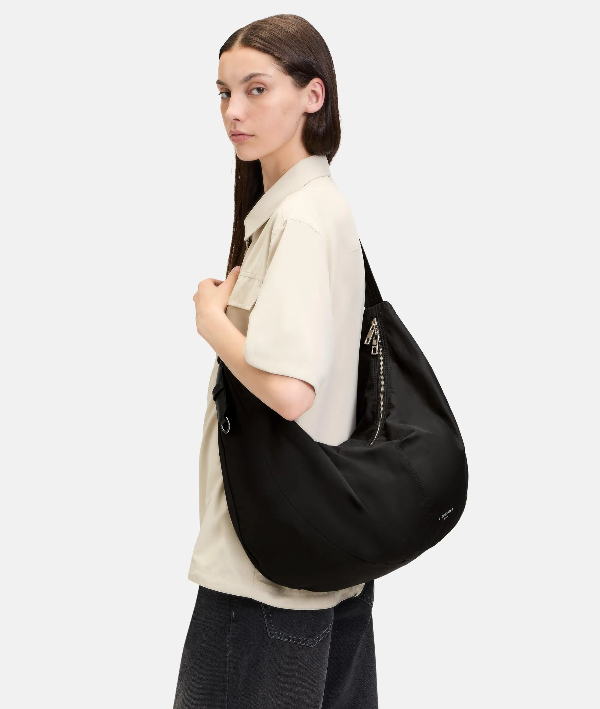 Discount LIEBESKIND BERLIN Moon Hobo L schwarz