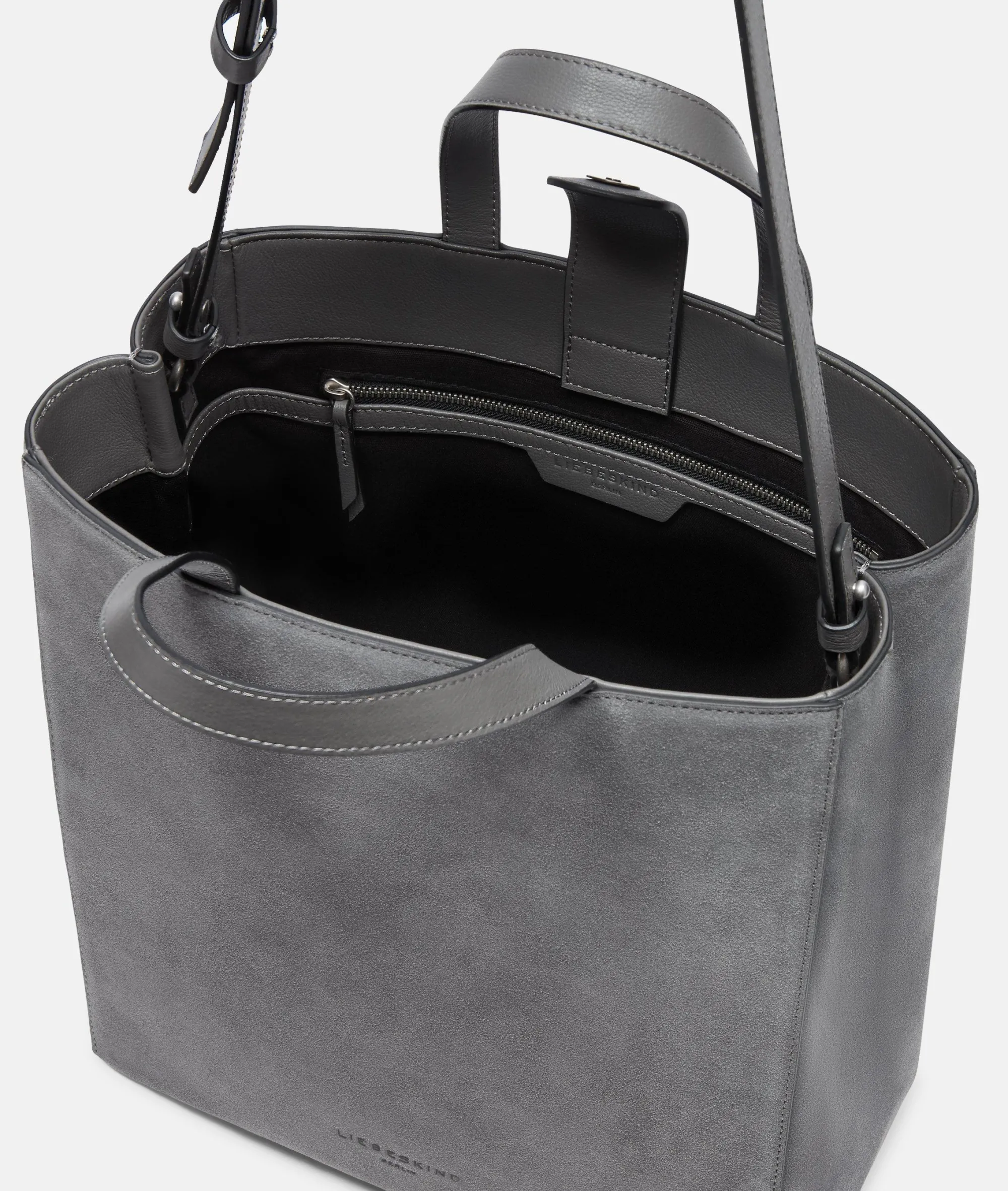 Hot LIEBESKIND BERLIN Paper Bag M graumeliert