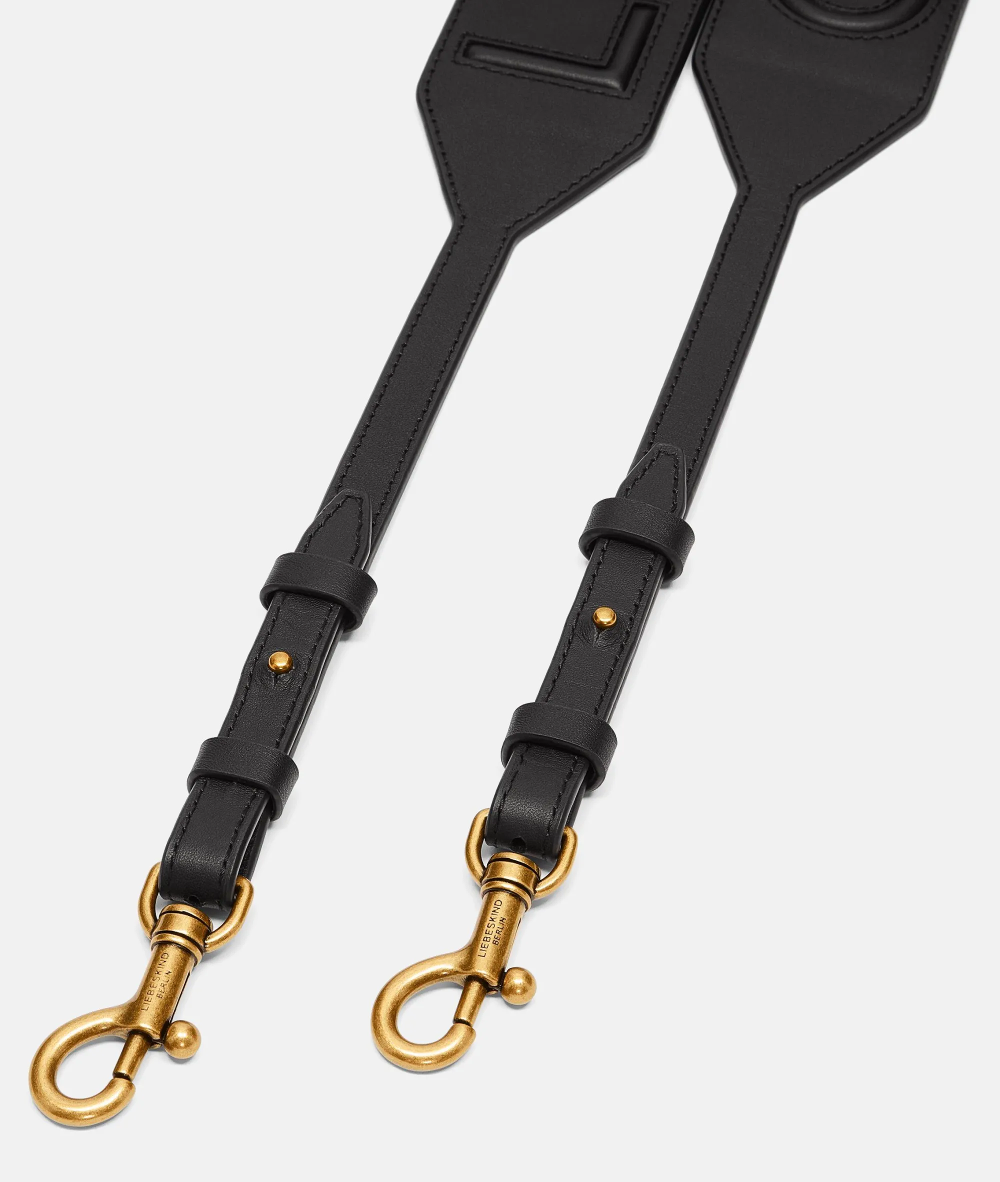 New LIEBESKIND BERLIN Paper Bag Shoulder Strap schwarz