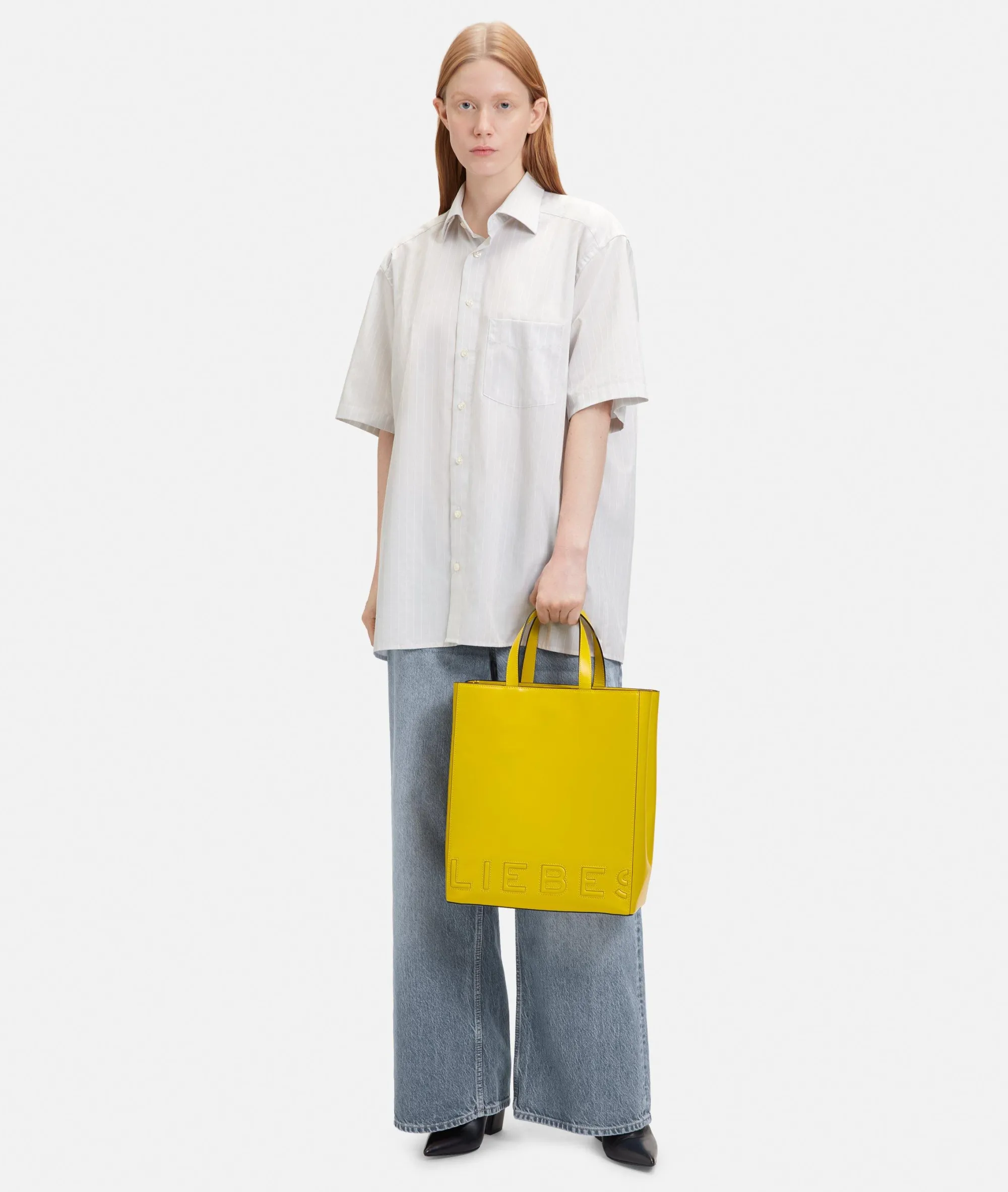 Sale LIEBESKIND BERLIN Paper Bag Tote M zitrone
