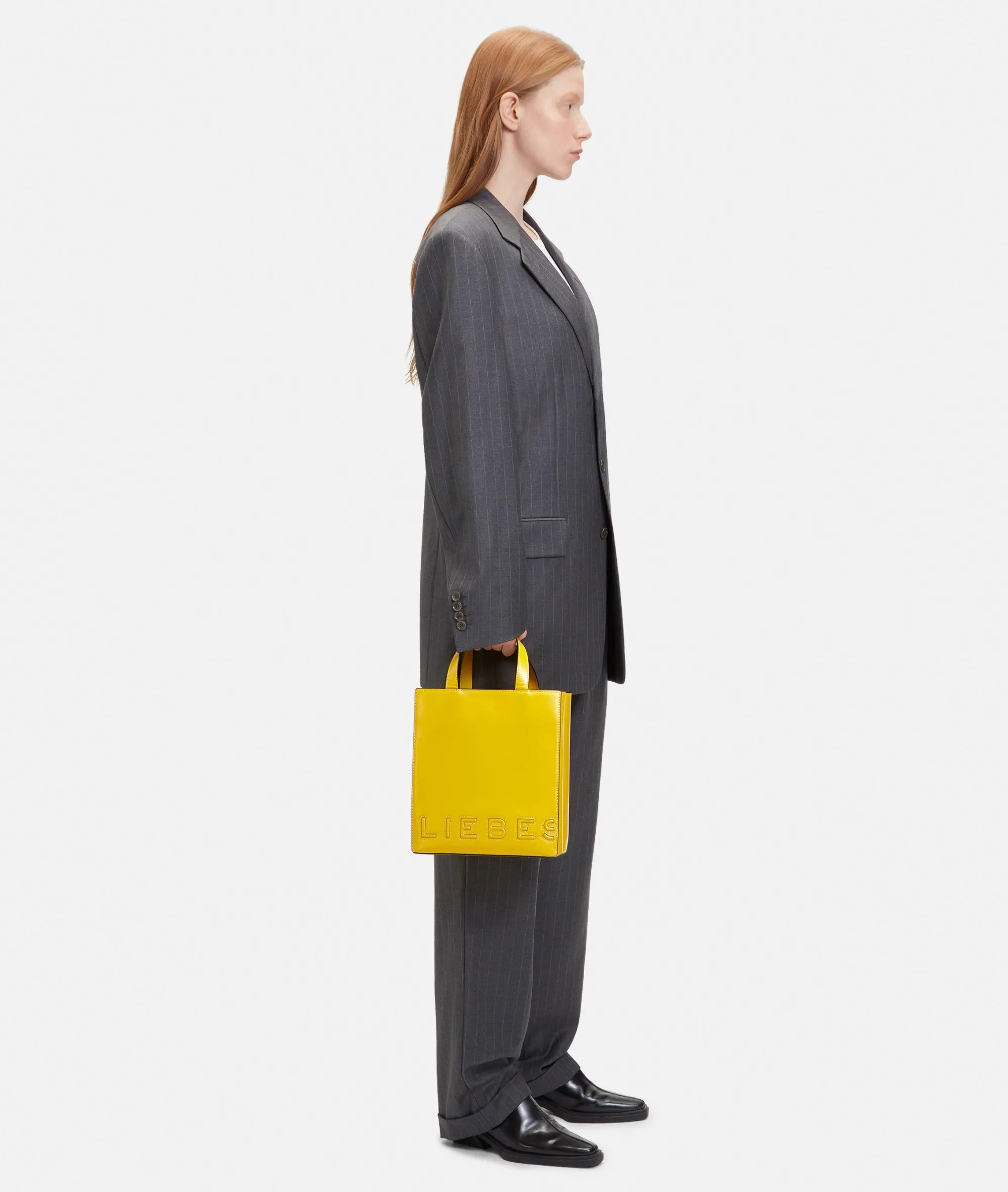 Online LIEBESKIND BERLIN Paper Bag Tote S zitrone