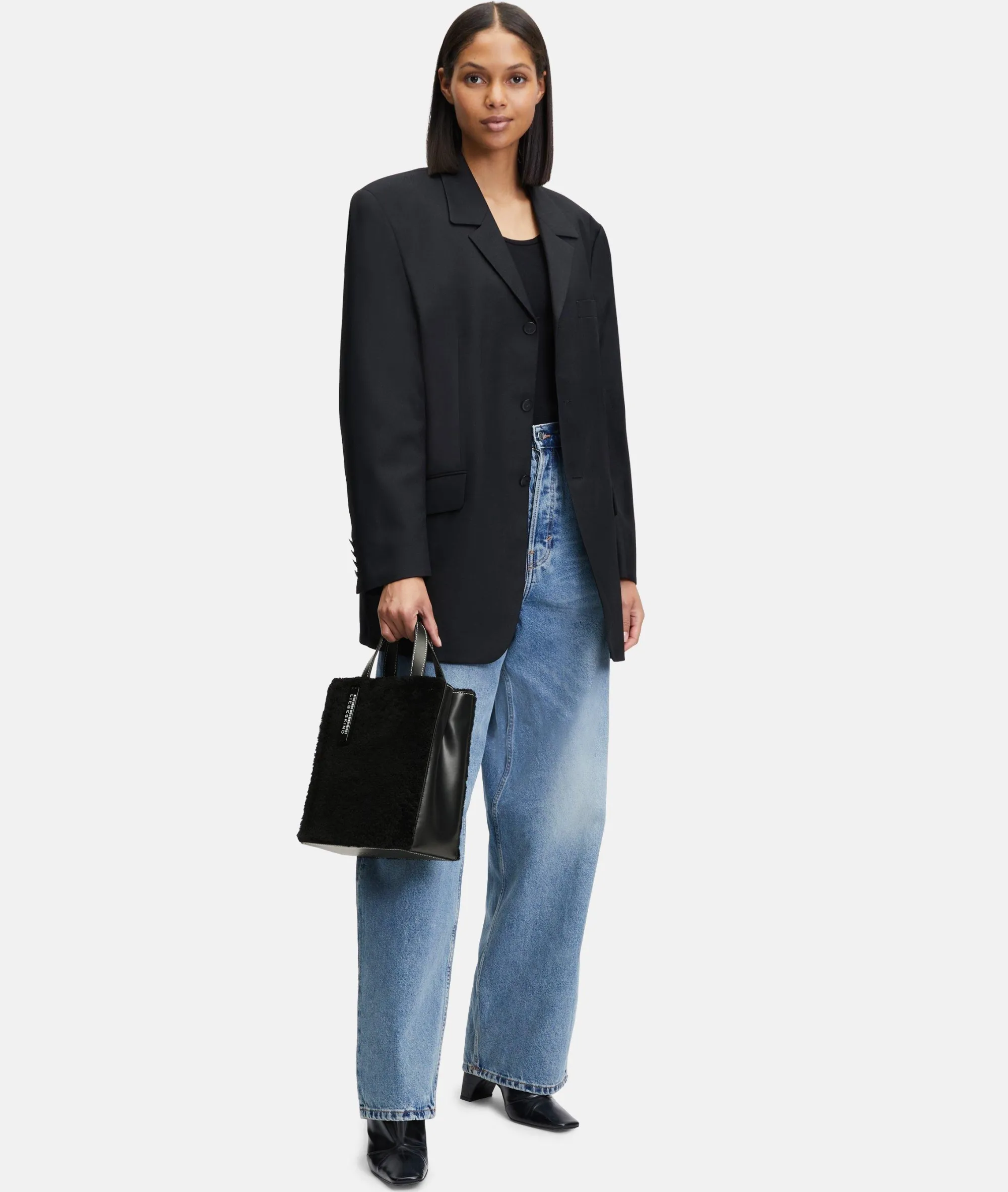 Online LIEBESKIND BERLIN Paper Bag Tote S schwarz