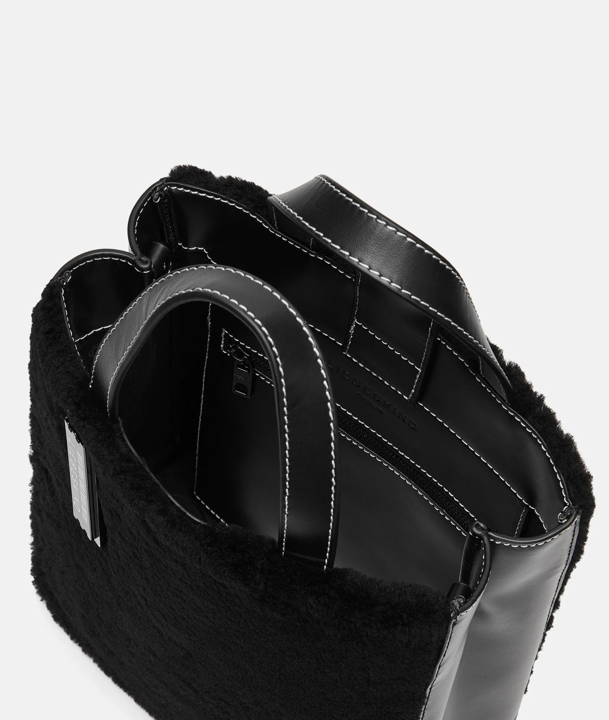 Online LIEBESKIND BERLIN Paper Bag Tote S schwarz