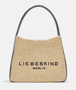 Discount LIEBESKIND BERLIN Straw Hobo L sandstein