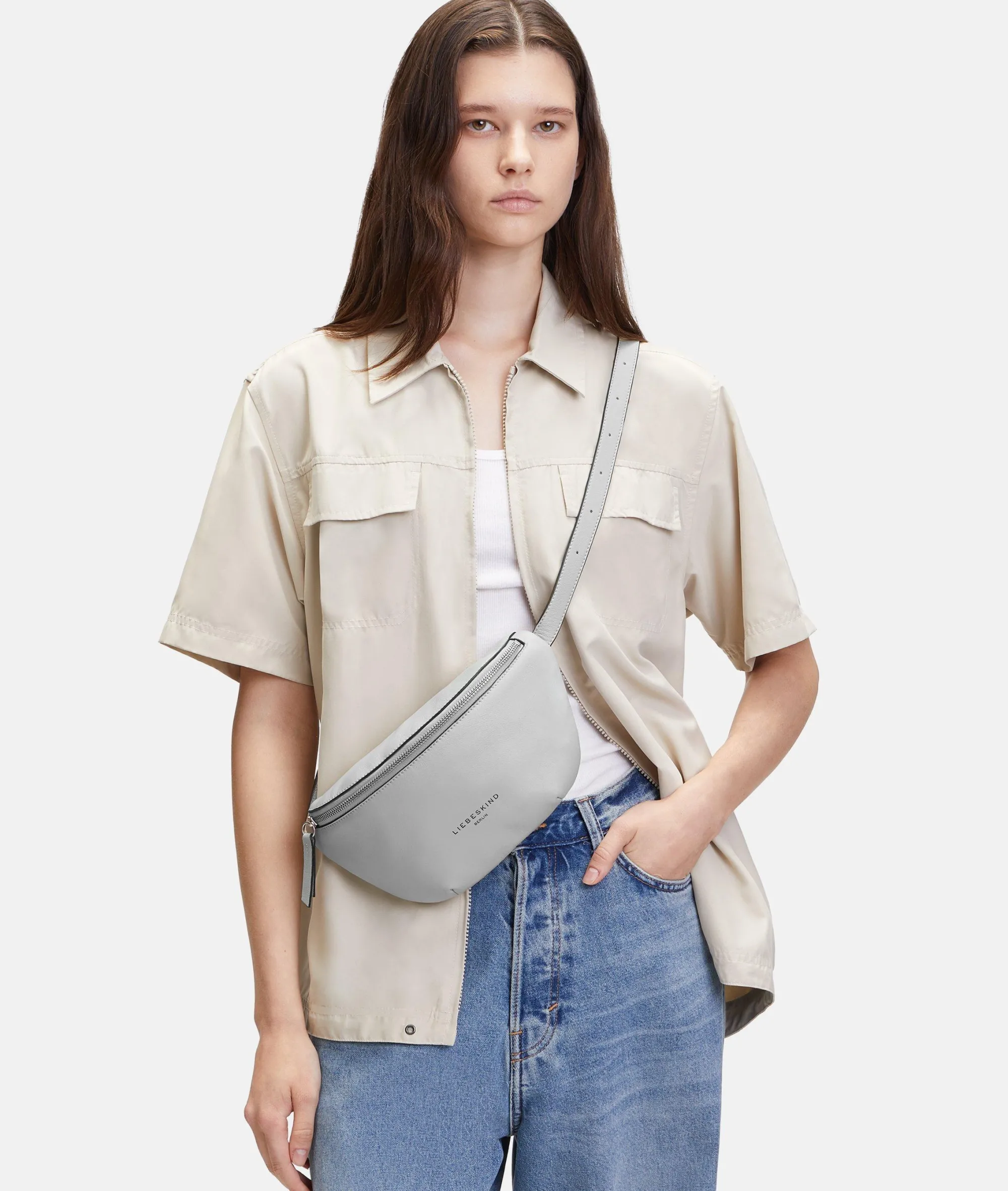 Hot LIEBESKIND BERLIN Tavia Belt Bag taubengrau